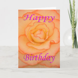 Happy Birthday Flower Card