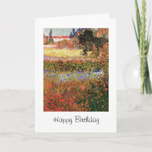 Happy Birthday, Flowering Garden Card