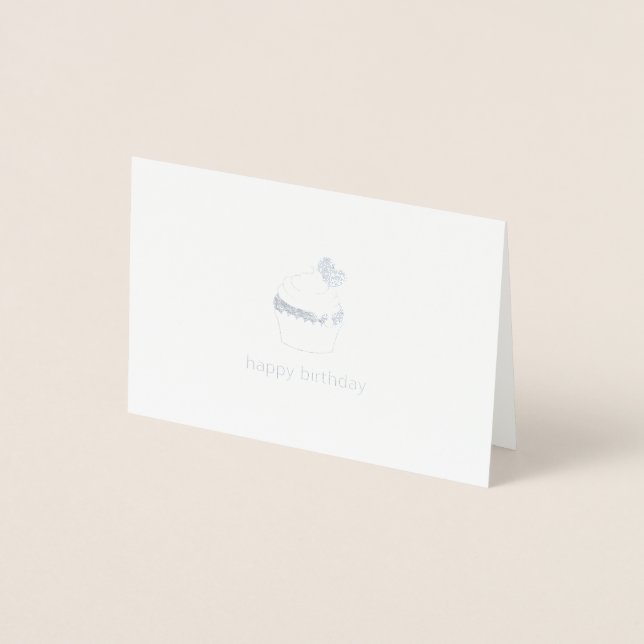 Happy Birthday Foil Card (Front)