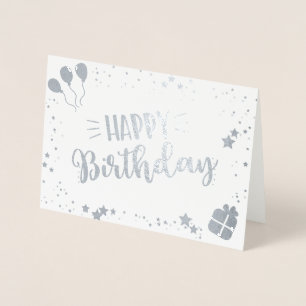Happy Birthday Foil Card
