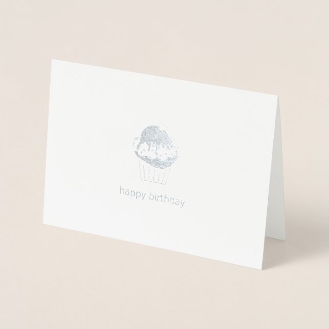 Happy Birthday Foil Card (Front)