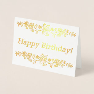 Happy Birthday! Foil Card