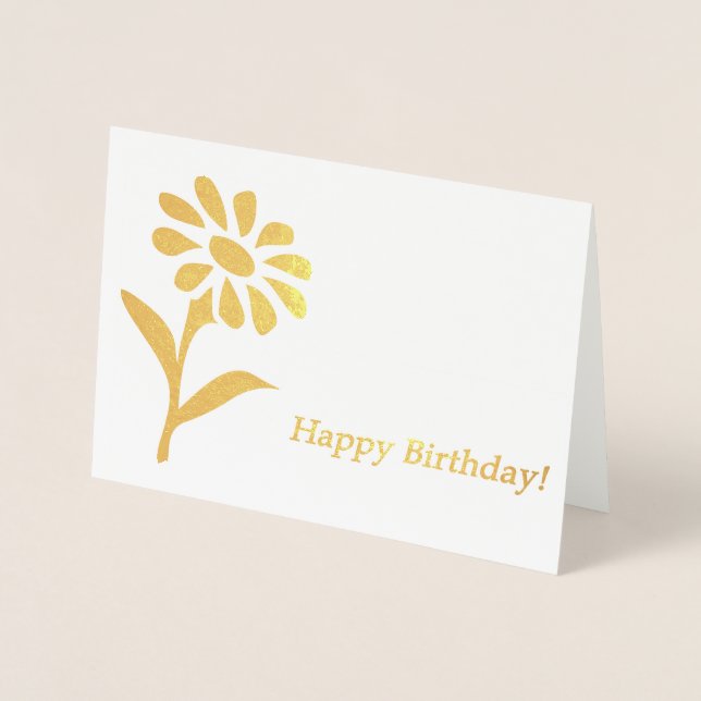 Happy Birthday! Foil Card (Front)