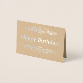 Happy Birthday! Foil Card
