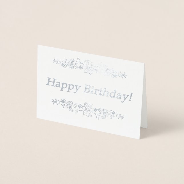 Happy Birthday! Foil Card (Front)