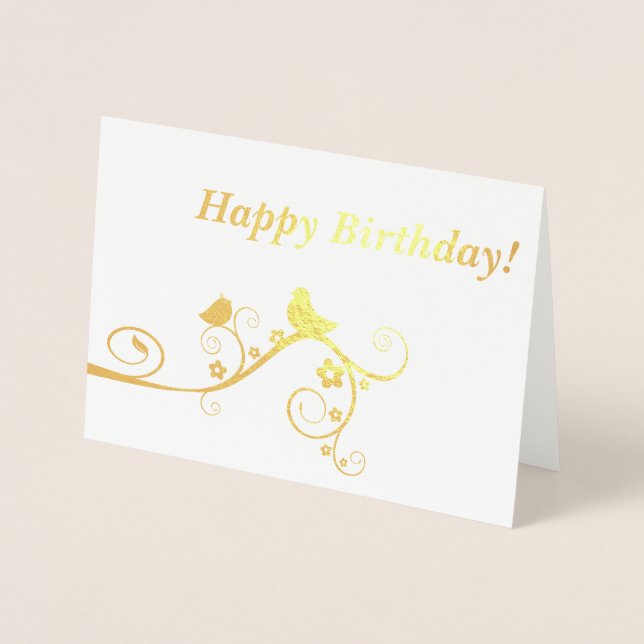 Happy Birthday! Foil Card (Front)