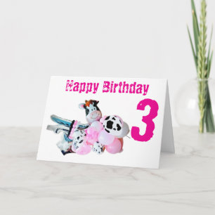 Happy Birthday Folded Greeting Card
