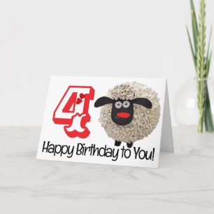 Happy Birthday Folded Greeting Card