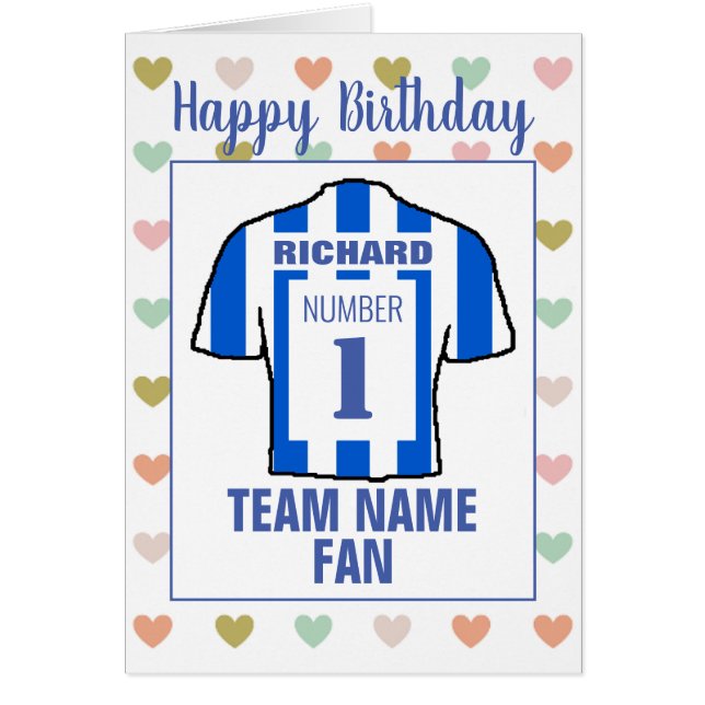 Happy Birthday Football Fan (Front)