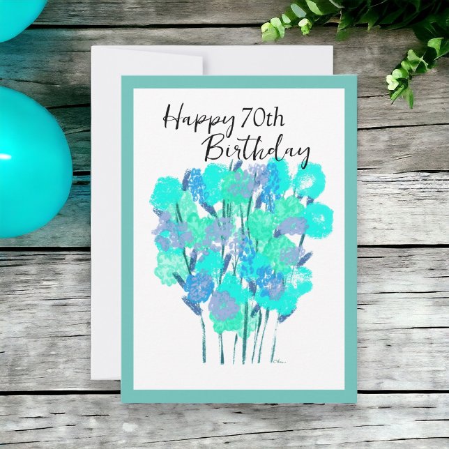 Happy Birthday for Any Custom Age (Customize this card to any age that you would like. )