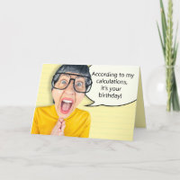 Happy Birthday For Anyone Funny Nerd Woman 