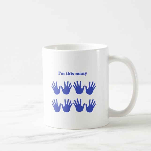 Happy Birthday FOURTY Coffee Mug (Right)