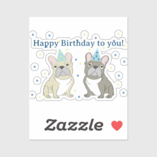 Happy birthday French, bulldog