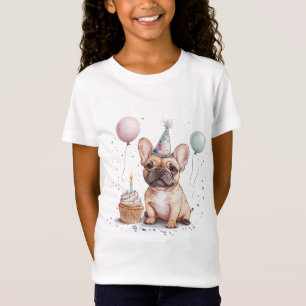 Happy Birthday French Bulldog T-Shirt
