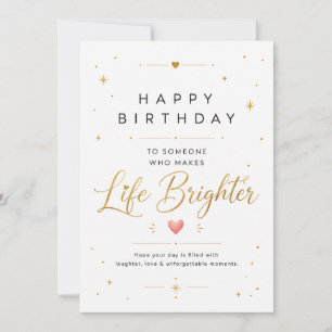 Happy Birthday Friend Card   Elegant Birthday Card