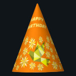 HAPPY BIRTHDAY FRIEND, MOM, DAD, SISTER, BROTHER   PARTY HAT<br><div class="desc">THE DESIGN IS SUITABLE FOR BIRTHDAY PARTY.</div>