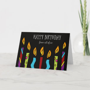 Happy Birthday From All of Us Card