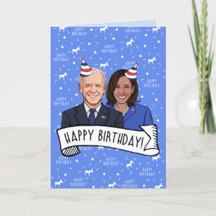 Happy Birthday From Biden Harris Card
