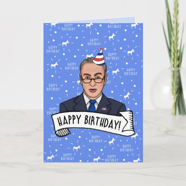 Happy Birthday From Chuck Schumer Card (Front)