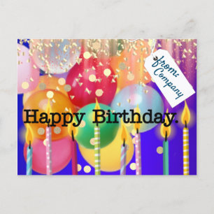 Happy Birthday from Company Postcard