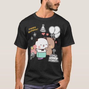 Happy Birthday From Dudu Bear And Bubu Panda T-Shirt