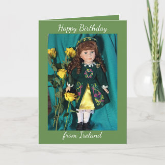 Happy birthday from Ireland card