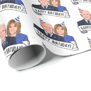 Happy Birthday From Joe and Jill Biden Wrapping Paper