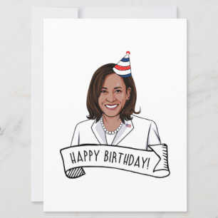 Happy Birthday from Kamala Harris Card