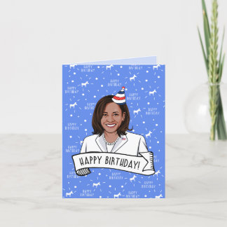 Happy Birthday from Kamala Harris Card