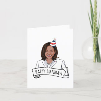 Happy Birthday from Kamala Harris Card