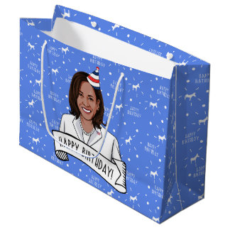 Happy Birthday from Kamala Harris Large Gift Bag