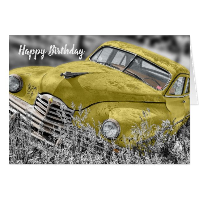 Happy Birthday from One Old Heap to Another Card (Front Horizontal)