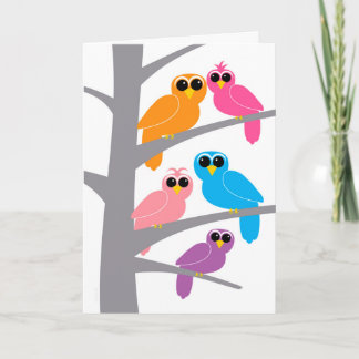 Happy Birthday from Owl of Us for Co-worker Card