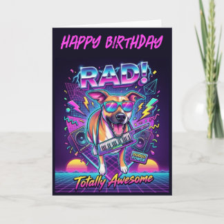 Happy Birthday from the Dog Card