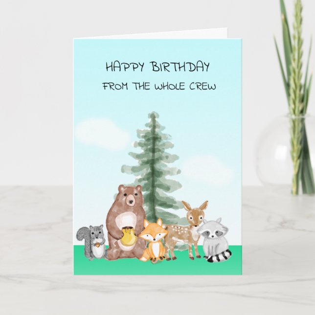 Happy Birthday from the Whole Crew Card (Front)
