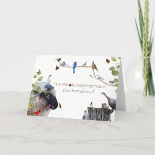 Happy Birthday from the whole Neighbourhood Holida Holiday Card