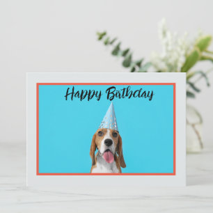 Happy Birthday from your Best Friend Dog Photo  Holiday Card