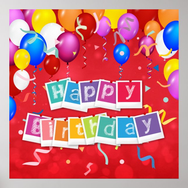 Happy Birthday, Fun and Festive, Poster (Front)