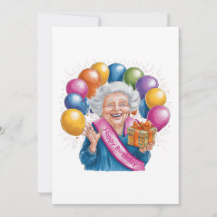 Happy Birthday Funny Nana Card