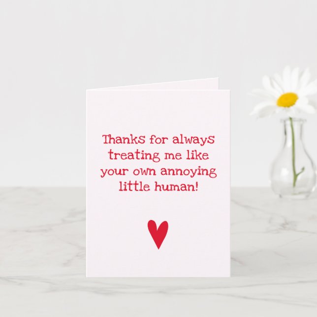 Happy Birthday - Funny Quote for Bonus Dad Card (Small Plant)
