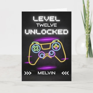 Happy Birthday Gamer with Console Card