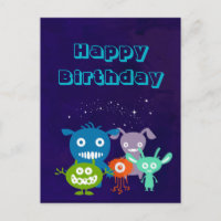 Happy Birthday Gang Of Cute Creatures