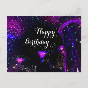 Happy Birthday Gardens by the Bay #5 Postcard