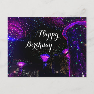 Happy Birthday Gardens by the Bay #5 Postcard