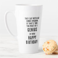Happy birthday GENIUS sarcastic funny