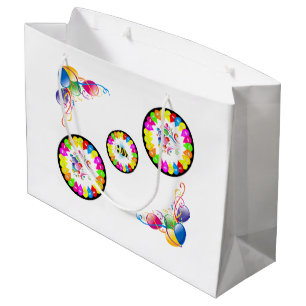 Happy Birthday Gift Bag Balloons Bumblebee