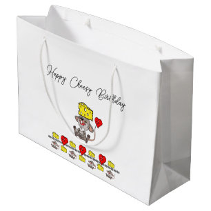 Happy Birthday Gift Bag Cheesy Birthday