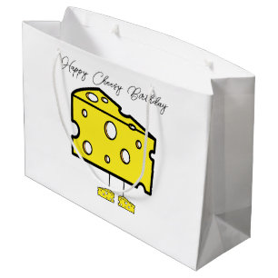 Happy Birthday Gift Bag Cheesy Birthday