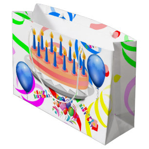 Happy Birthday Gift Bag Confetti