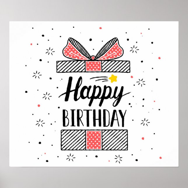 Happy Birthday - Gift Box Poster (Front)